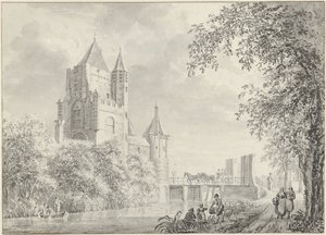 şehir kapısı by Jacobus Kops (attributed to)