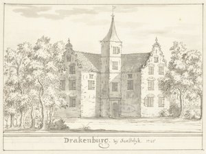 Soestdijk yakınlarındaki Drakenburg kalesi