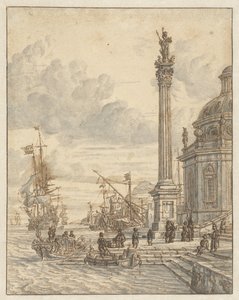 İtalyan limanı by Jacobus Storck