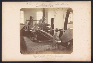 Vijzels / Capelle aan den IJssel ile Buhar Pompa İstasyonunun altında 4 Eylül 1869 (nesnedeki başlık) Rotterdam