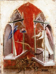 Kıyamet Poliptych: iç sol panel. Hasat. Jacobello Alberegno tarafından ahşap üzerine Detrempe (1367-1397 yaklaşık) 1360-1390. Gallerie dell
