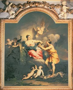Juno, Argus'un Başını Aldı (petrol) by Jacopo Amigoni