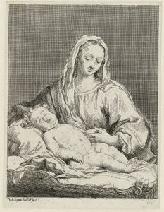 çocuklu Meryem by Jacopo Amigoni
