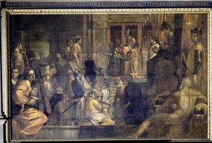 Cosimo I de Medici, Aziz Stephen Tarikatı#39;nı kuruyor by Jacopo Ligozzi