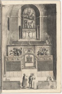 Küçük Kilisenin İçi [F levhası] by Jacopo Ligozzi
