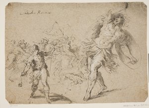 David ve Goliath by Jacopo Palma