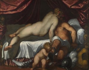 Mars ve Venüs, yaklaşık 1590 by Jacopo Palma il Giovane the Younger