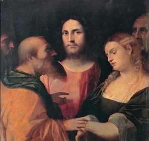 İsa ve Zina Edilen Kadın, 1525-1528