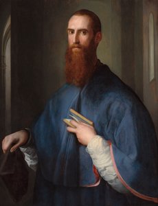 Monsenyör della Casa, c.1541-42 (panelde yağlı boya) by Jacopo Pontormo