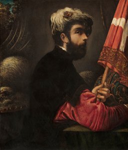 Bir Adamın Saint George Olarak Portresi, 1540-50 by Jacopo Robusti Tintoretto