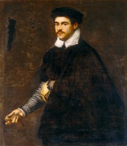 genç bir adam portresi by Jacopo Robusti Tintoretto