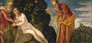 Susanna ve Yaşlılar by Jacopo Robusti Tintoretto