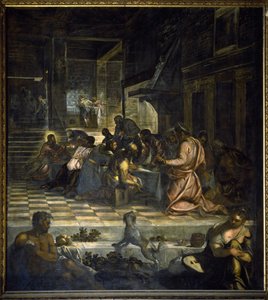 Son Akşam Yemeği by Jacopo Robusti Tintoretto