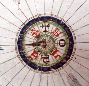 Pusula noktası, Avrupa Rönesans haritası, Jacopo Russo (sonra) 1528