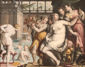 Bathsheba, Hamamında, 1573-1574.