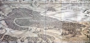 Büyük Perspektif Planı - Venedik, yaklaşık 1500 (ayrıca bkz. 416593, 416594, 416595)