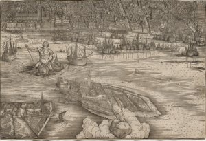 Venedik manzarası by Jacopo de