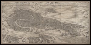 Venedik manzarası, 1500