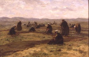 Ağ Tamiri (panelde yağ) by Jacques Abraham Zon
