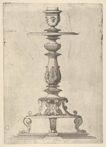 Şamdan Tasarımı, 1548-49. by Jacques Androuet Du Cerceau