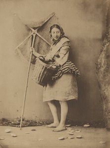 Bir Karides Balıkçısı Kız, c. 1854.