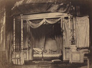 1855, 1855 Paris Evrensel Sergisinde yatak odası ekranı.