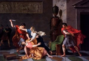 Geta annesinin kollarında ölürken, kardeşi Caracalla