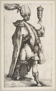 Balthasar, Three Magi serisinden, 1595-1616. by Jacques Bellange