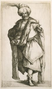 Caspar, c.1610 (gravür) by Jacques Bellange