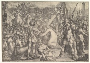 Haç Taşıyan İsa. by Jacques Bellange