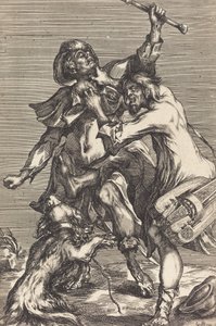 Dilencilerle Mücadele. by Jacques Bellange