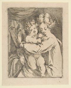 Madonna ve Çocuk, 1612-16. by Jacques Bellange