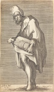 Kör Hurdy Gurdy Oyuncu. by Jacques Bellange