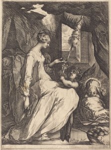 Madonna Eğirme by Jacques Bellange