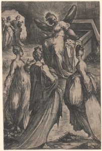 Mezarda Üç Maries by Jacques Bellange