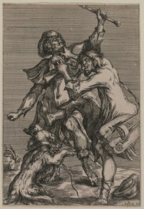 kavga eden iki dilenci by Jacques Bellange