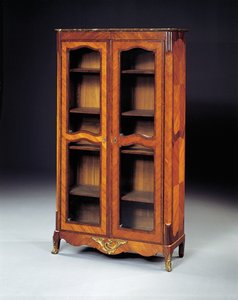 Louis XV kitaplık (ahşap)