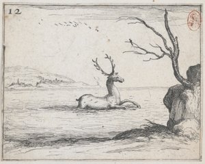 Suda Bir Geyik - hayır. diziden 12 by Jacques Callot