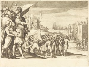 İki Kaleye Saldırı by Jacques Callot