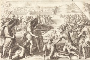 Kemiğin Dış Kalelerine Saldırı by Jacques Callot