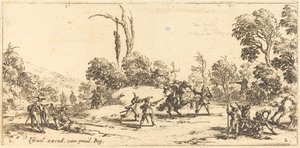 Otoyolda Yolculara Saldırmak by Jacques Callot