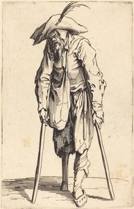 Tahta Bacaklı Dilenci by Jacques Callot