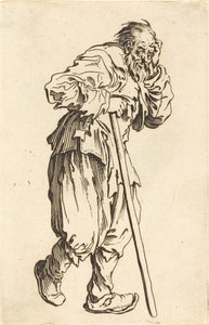 Sopalı Dilenci, c. 1622. by Jacques Callot