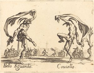Bello Sguardo ve Coviello by Jacques Callot