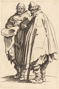 Kör Dilenci ve Refakatçi by Jacques Callot