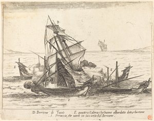 Bertone Yatılı, 1617. by Jacques Callot