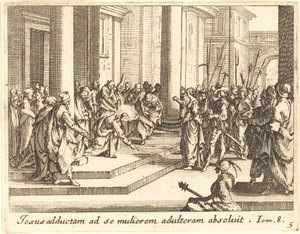 İsa ve Zina Edilen Kadın, 1635.