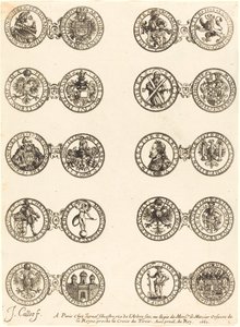 Madeni paralar [plaka 1] by Jacques Callot