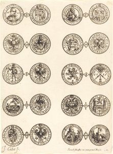 Madeni paralar [plaka 2] by Jacques Callot