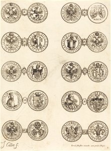 Madeni paralar [plaka 3] by Jacques Callot